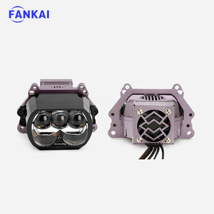 FANKAI Lentille de projecteur LED carrée à cinq yeux de 3 pouces 85W 30000LM 6000K 12V D2S pour phare de voiture, mise à niveau universelle - Product Image 2