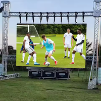 6m*3m IP65 Led Kiralık Ekran Komple Sistem P2.6 P2.9 P3.91 P4.8 Led Panel 50x100CM Arka Plan Açık Hava Led Video Ekranı OEM ile