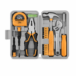 20PCS Pink Household DIY <b>Tool</b> Kit <b>for</b> Women With Hammer Screwdriver Pliers Tape Measure Hex Keys Tarter Basic Toolbox - Product Image 2