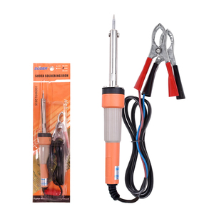 <span class=keywords><strong>Fer</strong></span> à <span class=keywords><strong>souder</strong></span> à chauffage rapide à base tactile 40W 12V, pinces en forme de queue de poisson, chauffe en 60 secondes, plage de température 200-480°C pour carte de circuit imprimé - Product Image 1