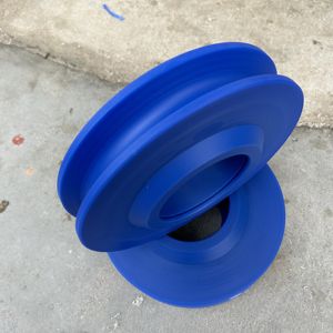 타워 크레인 로프 풀리 u 홈 가이드 풀리 엘리베이터 플라스틱 풀리 - Product Image 2