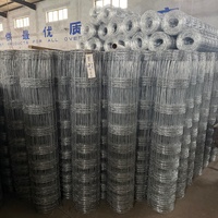 Malla de Alambre Galvanizado en Caliente con Orificios Cuadrados Blancos, Soldada y Cortada, para Cercas Agrícolas y Paneles de Contención para Ganado, Venta al por Mayor
