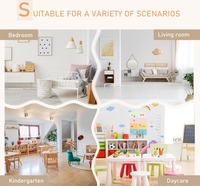 Ensemble table et chaises en bois pour enfants à bas prix Table d'activités en bois pour enfants Table et chaises d'anniversaire pour enfants