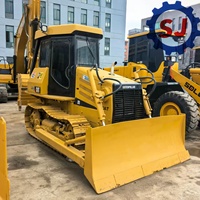 Bulldozer d'occasion CAT D5K d'origine japonaise, 90 % neuf, type chenillé, modèle 2023, avec moteur, pompe et boîte de vitesses conformes aux normes EPA et CE