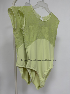 Nuevo y Moderno Leotardo de Ballet sin Mangas con Estampado Floral de Nailon para Niñas, Uniforme de Danza con Espalda Abierta - Product Image 4