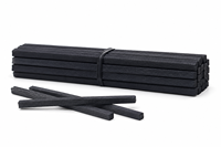Bâtonnets diffuseurs plats de 4 mm en fibre noire pour diffuseur d'arômes et désodorisant