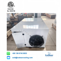 Unité de réfrigération monobloc à montage supérieur 1HP 2HP 3HP, à économie d'énergie, refroidie par air, pour la transformation alimentaire, avec compresseur Tecumseh ETL/UL