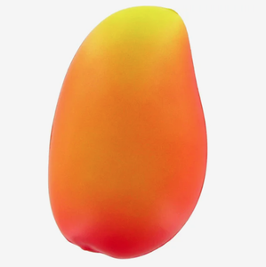 Vente en gros de balles anti-stress en mousse PU en forme de mangue personnalisées pour les enfants de 5 à 7 ans, jouet anti-stress - Product Image 2