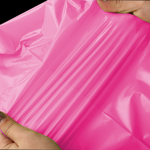 Langlebiger umwelt freundlicher und wasserdichter kompost ierbarer kunden spezifischer Versand für sichere Lieferung Rosa Kuriert aschen - Product Image 4