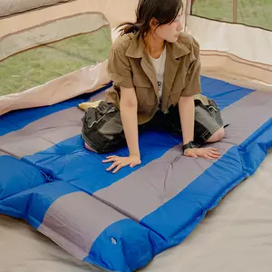 Outdoor 2 Person Kids Volwassen Zomer Roll Up Opblaasbare Geïsoleerde Camping Zachte Slaapmat Pad