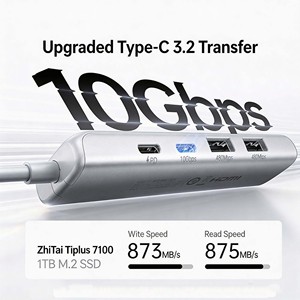 UGREEN 5 in 1 Type <b>C</b> Docking Station U601 HDMI 2.0 4K 60Hz <b>USB</b> <b>C</b> 3.2 Gen2 10Gbps PD 100W Multiport <b>Adapter</b> - Product Image 5