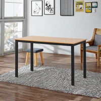 Bureau de travail moderne et durable en bois et acier pour l'étude et l'usage commercial