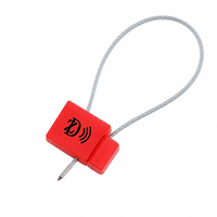 Étiquette de câble RFID UHF personnalisée, anti-effraction, pour le suivi logistique des conteneurs