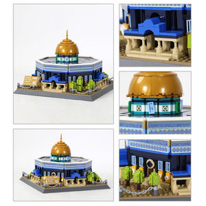 Wange 5243 Dôme du Rocher Jérusalem – Blocs de construction créatifs, modèle éducatif pour enfants, ensemble de jouets à assembler, vente en gros - Product Image 5