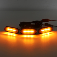 Feux de calandre LED avant pour Ford Bronco Sport 2021 2022 2023, éclairage ambre, kit de lampes de calandre avec faisceau de câblage