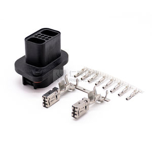 IP67 Hybrid stecker 2 8 Leistungs signals tifte Kunststoff rechtwinkliger Stecker 100A für 16 mm2 Kabel und Buchse für E-Bike - Product Image 3