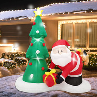 Décoration de Noël gonflable sur le thème de Noël personnalisée de 5 à 12 pieds, Père Noël, arbre, bonhomme de neige, Navidad, fournitures de décoration de vacances