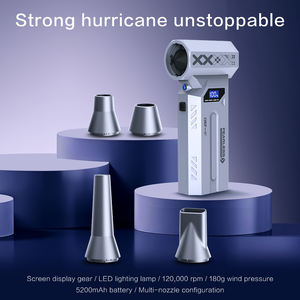 Mini ventilateur portatif électrique avec écran LCD USB-C dépoussiéreur d'air à charge rapide pour le <span class=keywords><strong>nettoyage</strong></span> - Product Image 2