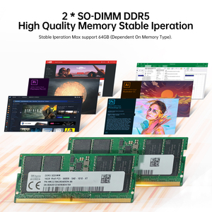 <span class=keywords><strong>Mini</strong></span> <span class=keywords><strong>PC</strong></span> de jeu AMD R9 7940HS R7 7840HS R9 6900HX <span class=keywords><strong>Radeon</strong></span> 780M Dual Lan 32 Go DDR5 1 To SSD USB4 <span class=keywords><strong>Mini</strong></span> ordinateur de jeu - Product Image 4