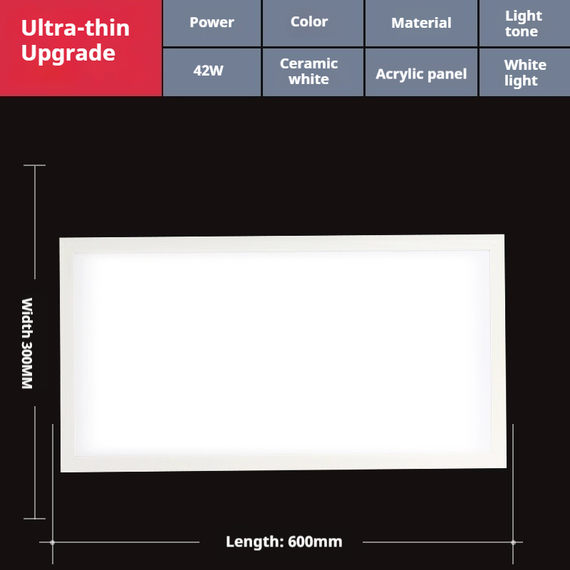 Cerámica rectangular blanca - 42W