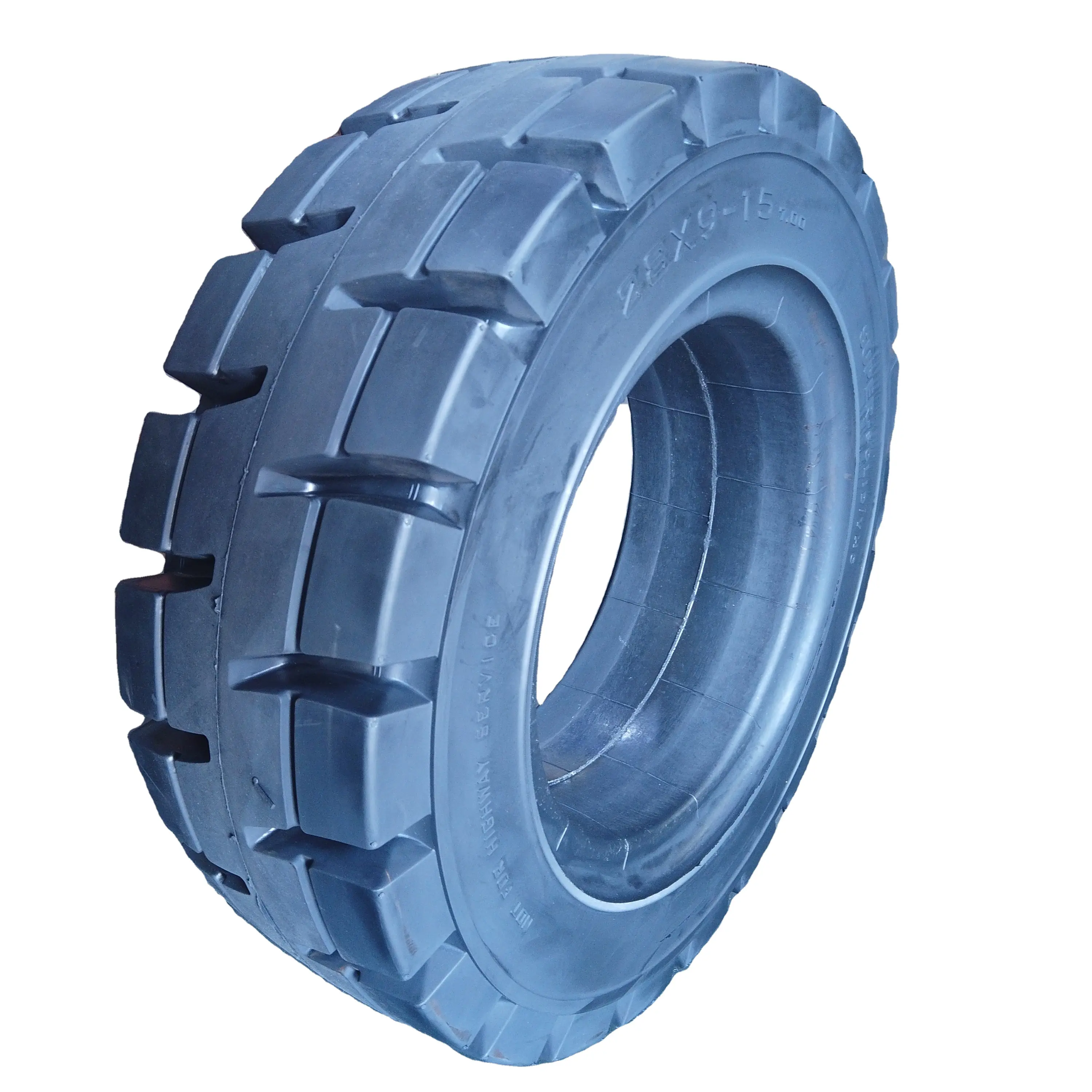 Neumático sólido para montacargas 28X9-15 Super Durable Precio competitivo Fuerza de rodamiento Uso para montacargas Iso Embalaje personalizado