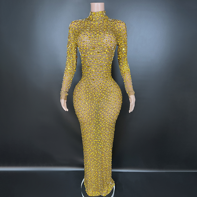 chinese dress ladies Amazon.com: ONTINVA Women's Gold Cold Shoulder Long Sleeve High Slit Bodycon  Prom Maxi Dress (L,Large) : Clothing, Shoes & Jewelry main image 0