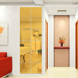 <span class=keywords><strong>Miroir</strong></span> argenté 3d en acrylique, décoration murale <span class=keywords><strong>de</strong></span> <span class=keywords><strong>salle</strong></span> <span class=keywords><strong>de</strong></span> <span class=keywords><strong>bain</strong></span> - Product Image 4