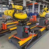Rails de guidage robotisés avec une charge utile de 500 kg et une portée de 2000 mm comme rail de guidage linéaire pour machine CNC et robot industriel à 6 axes