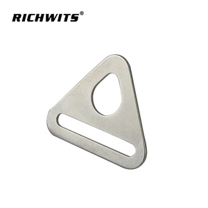 RICHWITS Boucle triangulaire en acier inoxydable ZB7899 pour renforcement des points de tension de tente et gestion des cordes - Product Image 2