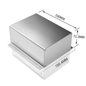 Caja de cajas de contactor de energía eléctrica de montaje en pared de metal Caja modular de contactor electrónico de perfil de aluminio personalizado