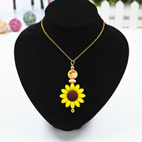 Vente en gros de colliers à breloques en perles faites à la main en 3 couleurs, accessoires de bijoux pour femmes, pendentif DIY, perles métalliques