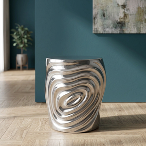 Tabouret de bar traditionnel en aluminium durable pour salon - Product Image 3