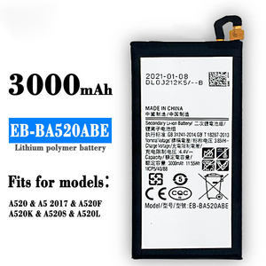 EB-BA520ABE 2300mah 0 Cycle Capacité D'origine <span class=keywords><strong>Batterie</strong></span> De Téléphone Mobile pour <span class=keywords><strong>Samsung</strong></span> GALAXY <span class=keywords><strong>2017</strong></span> EDITION <span class=keywords><strong>A5</strong></span> <span class=keywords><strong>2017</strong></span> A520F SM-520F - Product Image 2