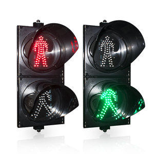 Lampu Rambu Lalu Lintas LED Tricolor 8 inci IP65 dengan Lensa Cobweb untuk Jalan Raya - Product Image 5