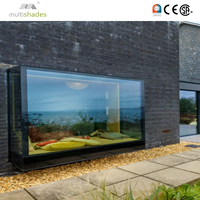 Fenêtre fixe certifiée NFRC aux normes américaines, insonorisée, résistante aux chocs, double vitrage, du sol au plafond, grande vitrine pour maison résidentielle