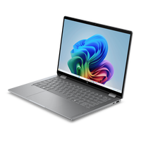 Ordinateur portable professionnel H&P Omnibook 360 X 14 pouces avec écran tactile OLED 2,8K 120Hz, processeur Ultra 7 358H ou Ultra 9 388H, 32 Go de RAM, SSD 1 To et stylet