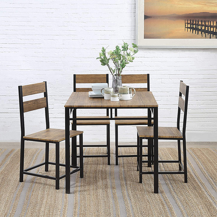 Оптовая продажа, дизайнерский обеденный стол, обеденные наборы, мебель, 1 обеденный стол, 4 стула для продажи