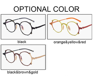 Monturas de anteojos de titanio ligeras de alta calidad de lujo <span class=keywords><strong>para</strong></span> hombre y mujer, diseño de patrón sólido, gafas graduadas <span class=keywords><strong>para</strong></span> hombre y mujer - Product Image 2