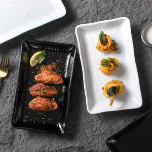 <span class=keywords><strong>Vajilla</strong></span> de <span class=keywords><strong>Melamina</strong></span>, Plato Rectangular Comercial para Presentación de Sushi, Brochetas de Barbacoa, Platos para Aperitivos, <span class=keywords><strong>Vajilla</strong></span> de <span class=keywords><strong>Melamina</strong></span> para Restaurante - Product Image 2