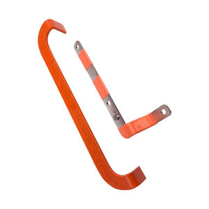 Barre omnibus en cuivre isolé massif, épaisseur 3 mm, couleur orange, pour la <span class=keywords><strong>distribution</strong></span> d'énergie, <span class=keywords><strong>les</strong></span> applications <span class=keywords><strong>de</strong></span> batteries et <span class=keywords><strong>de</strong></span> véhicules électriques - Product Image 1