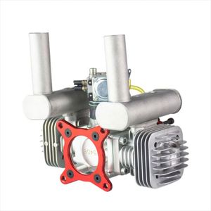 Moteur à essence <span class=keywords><strong>bicylindre</strong></span> <span class=keywords><strong>50cc</strong></span> VVRCRCGF pour avion modèle à voilure fixe, nouveau matériau PVC TV2 compatible - Product Image 1