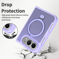 VAWI B527 Fabricant professionnel d'étuis Duo pour iPhone avec support, finition douce mate, personnalisable, antichoc, magnétique, pour téléphone portable, en gros