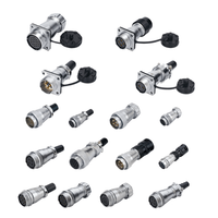 Connecteur étanche authentique Weipu série WS32 IP44, fiche mâle 4-19 pôles pour machines d'emballage et systèmes industriels