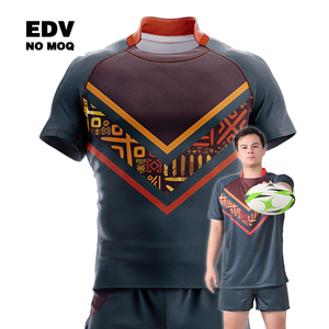 Maillot de rugby à sublimation personnalisée de haute qualité Maillot d'équipe extensible personnalisé Maillot de rugby pour femme - Product Image 5