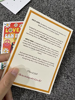 Cartes de vœux, cartes de visite, invitations de mariage, notes de remerciement en papier couché avec impression numérique personnalisée à faible MOQ, estampage à chaud