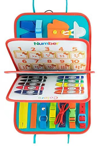 Nuovo bordo educativo sentire occupato giocattolo Baby Dressing libro di bordo di apprendimento <span class=keywords><strong>con</strong></span> tessuto artigianale per uso domestico viene fornito in un sacchetto di imballaggio - Product Image 2