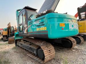 Excavadora de orugas KOBELCO SK200, excavadora de orugas hidráulica KOBELCO, original, usada en Japón, a la venta - Product Image 5