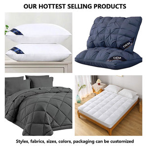 Bộ Ga Trải Giường Khách Sạn Gia Đình Sang Trọng Màu Trắng Logo Tùy Chỉnh Cao Cấp Bán Sỉ - Product Image 4