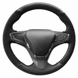 Funda de <span class=keywords><strong>Volante</strong></span> de Cuero de Microfibra Cosida a Mano de Diseño Personalizado para <span class=keywords><strong>Chevrolet</strong></span> Malibu, para Chevy <span class=keywords><strong>Cruze</strong></span> 99-06, 2009-2015, 2016 - Product Image 2