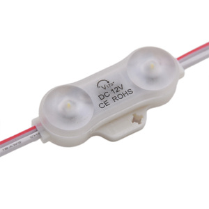 Ul được liệt kê Chất lượng cao <span class=keywords><strong>12V</strong></span> 2 ống kính <span class=keywords><strong>LED</strong></span> MODULE cho hộp đèn 0.72 Wát với ống kính SMD 2835 không thấm nước IP68 - Product Image 1
